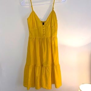 Adjustable Yellow Dress